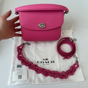 Coach Cassie 19 Crossbody Bag Valentine’s Day 2024 Release In Petunia